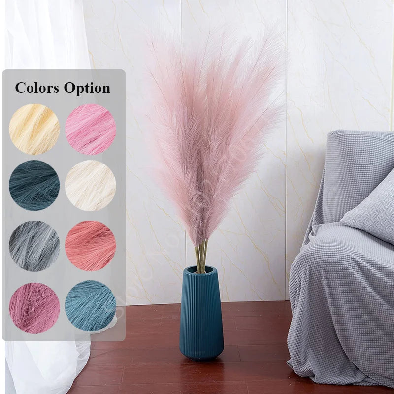 AuroraNest Pampas Artificial Flowers for Soft Natural Decor