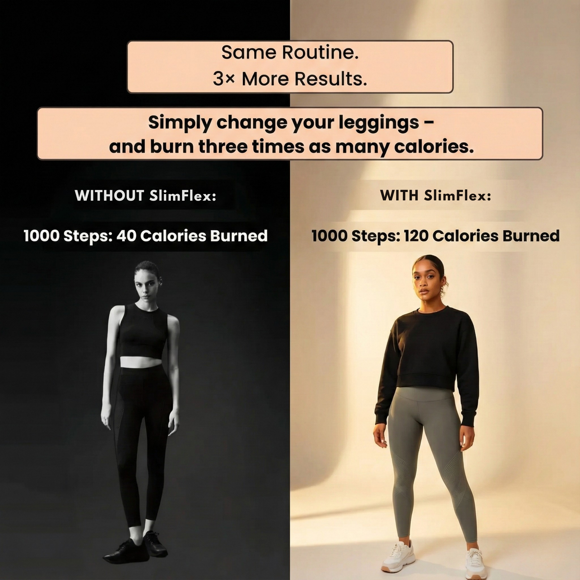 لگینگ‌های Aurora SlimFlex 3D برای راحتی و تناسب روزمره