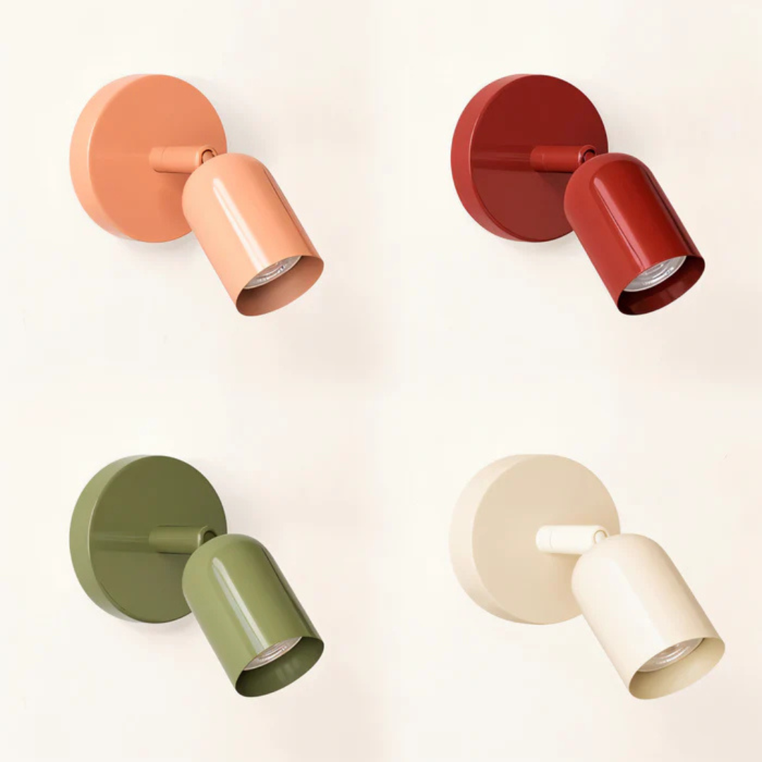 Aurela Macaron LED Wall Light for Modern Living Rooms