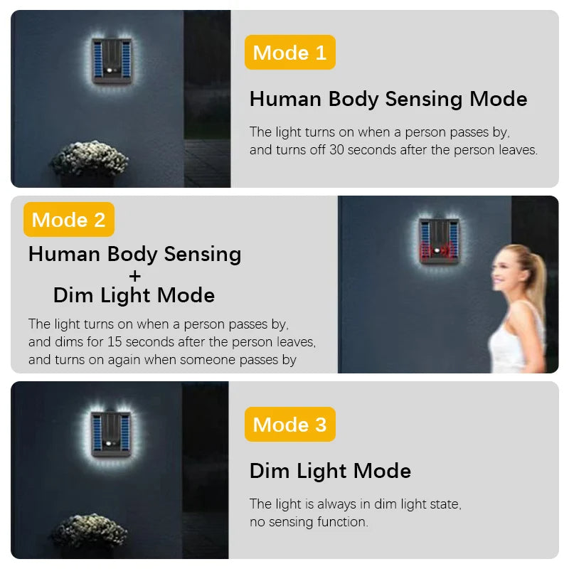 NexaFold Solar Wall Light with Motion Sensor and Remote