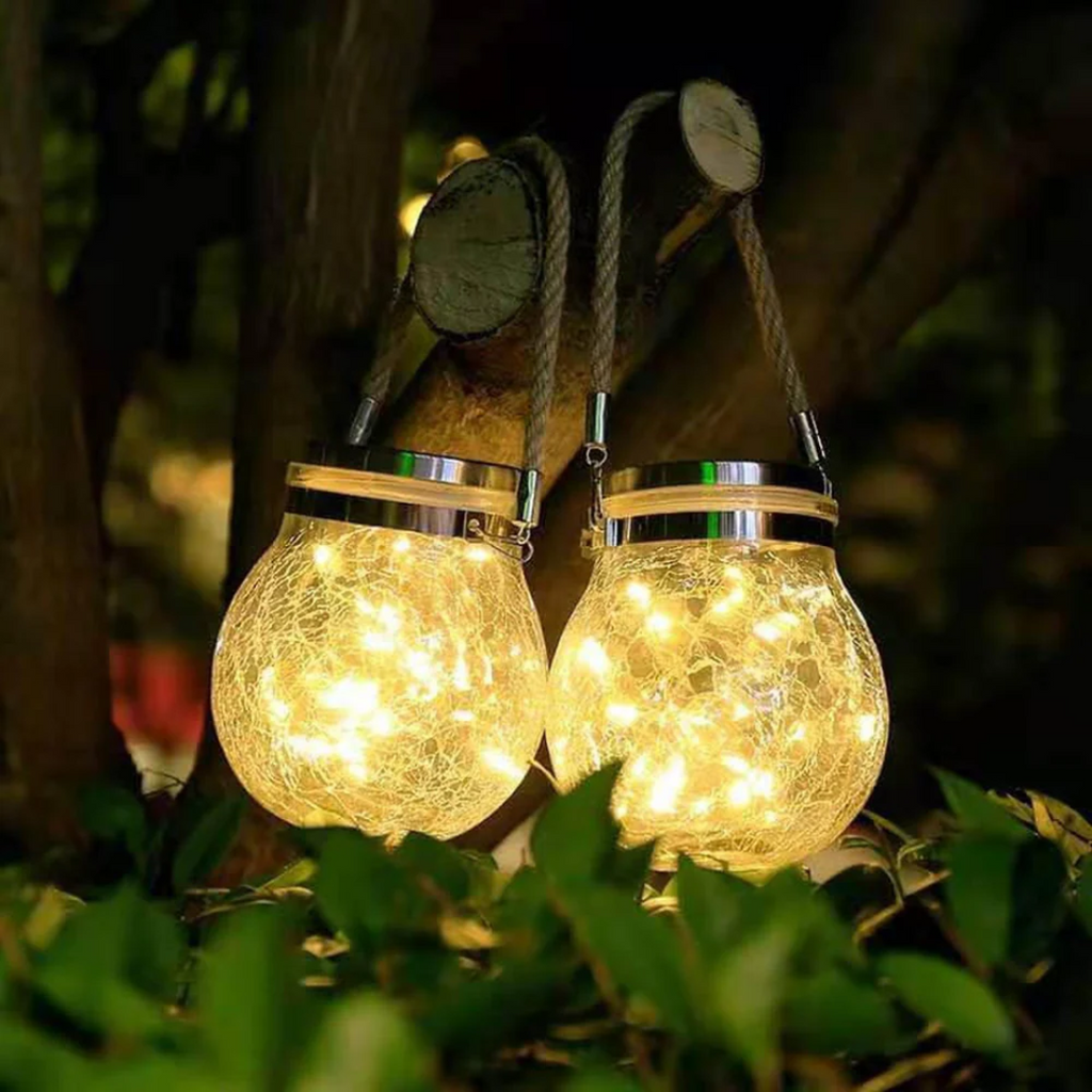 AuroraLeaf Bezdrátová solární zahradní lampa Vodotěsná a energeticky úsporná