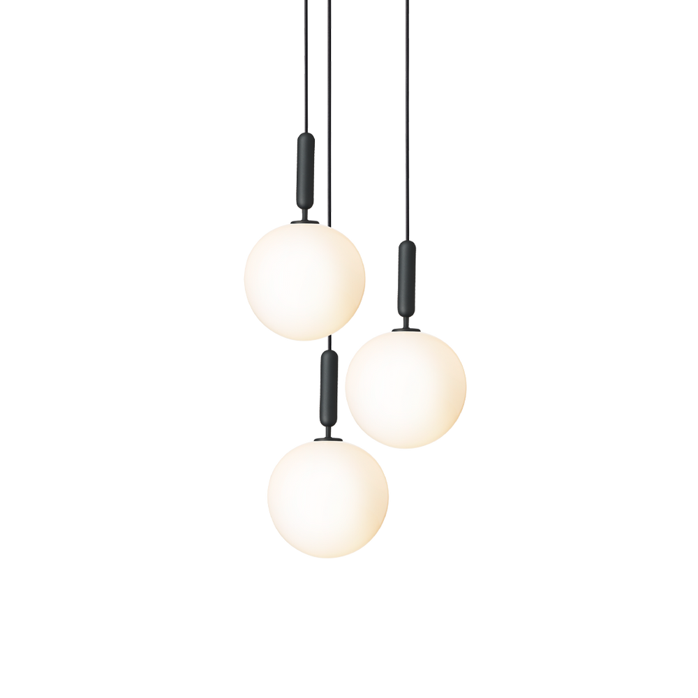 Minimalistyczna lampa wisząca Arcora Clear Glass do stołów jadalnych