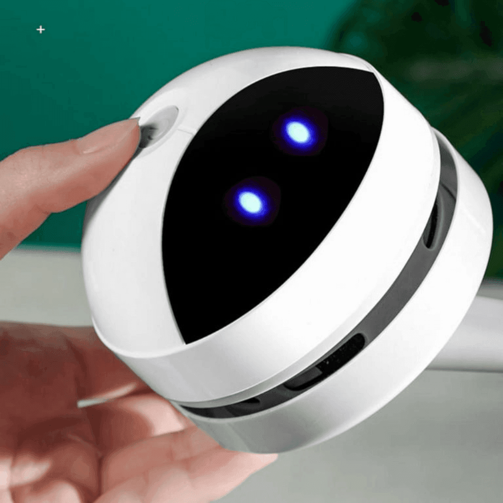 Desk Vacuum Robot USB Rechargeable for Easy Dust Cleanup