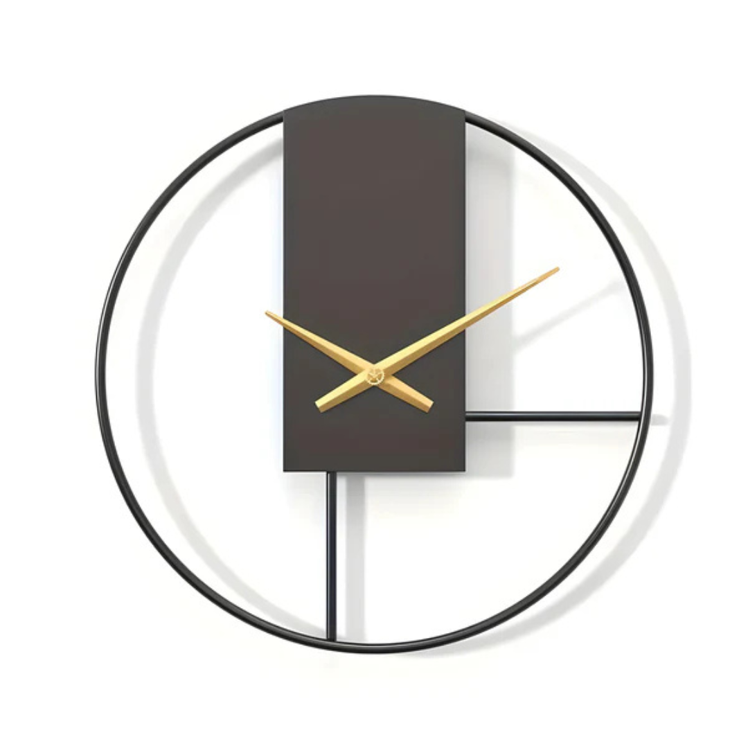 Aurelia Große Stille Minimalistische Wanduhr für Wohnzimmer