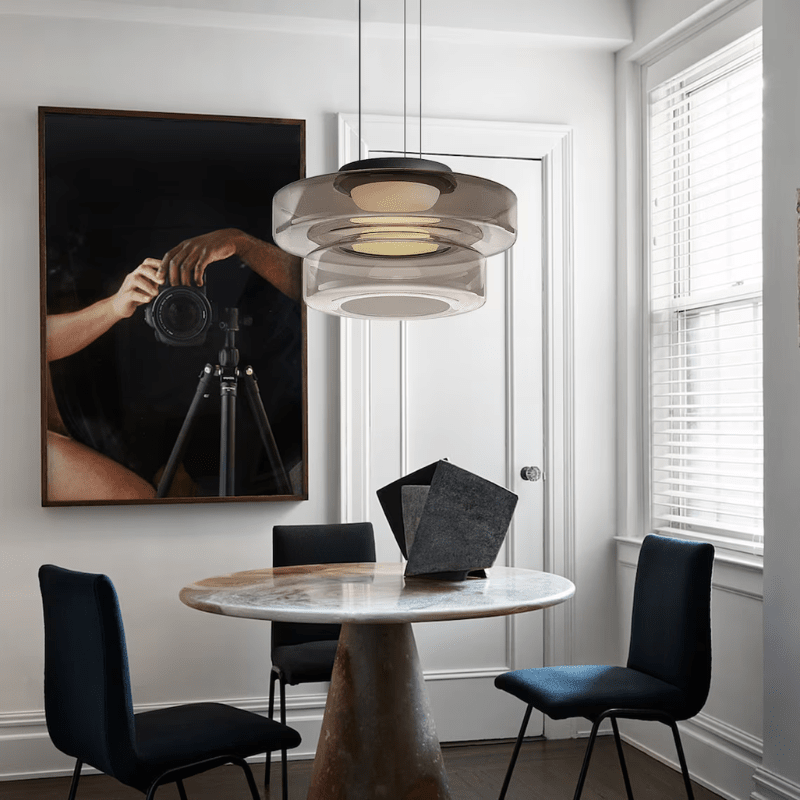 Nordisk glasspendel for moderne stuer og kafeer