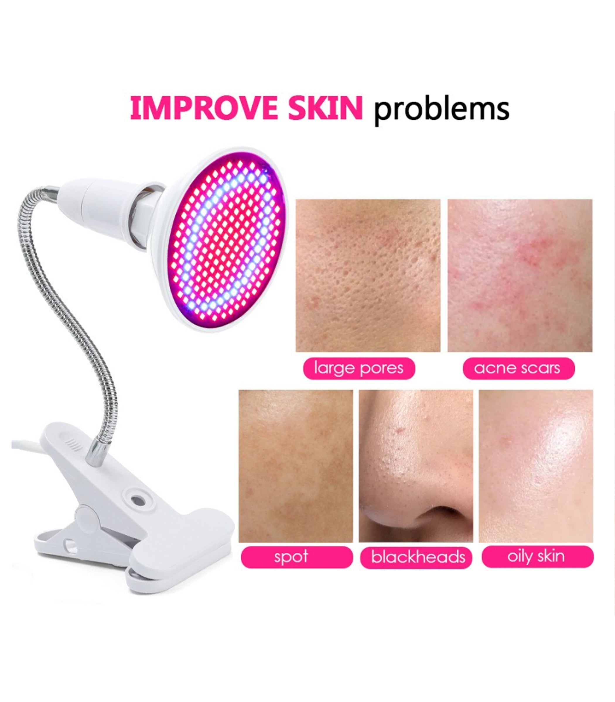 چراغ درمانی نور قرمز VitalGlow با طول موج 660 نانومتر و مادون قرمز نزدیک 850 نانومتر برای پوست بدن