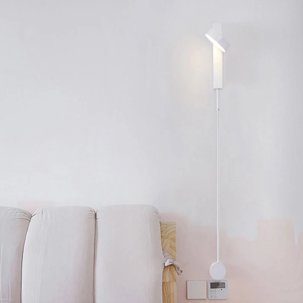 Lampă de perete LED reglabilă AetherGlow pentru citit la pat
