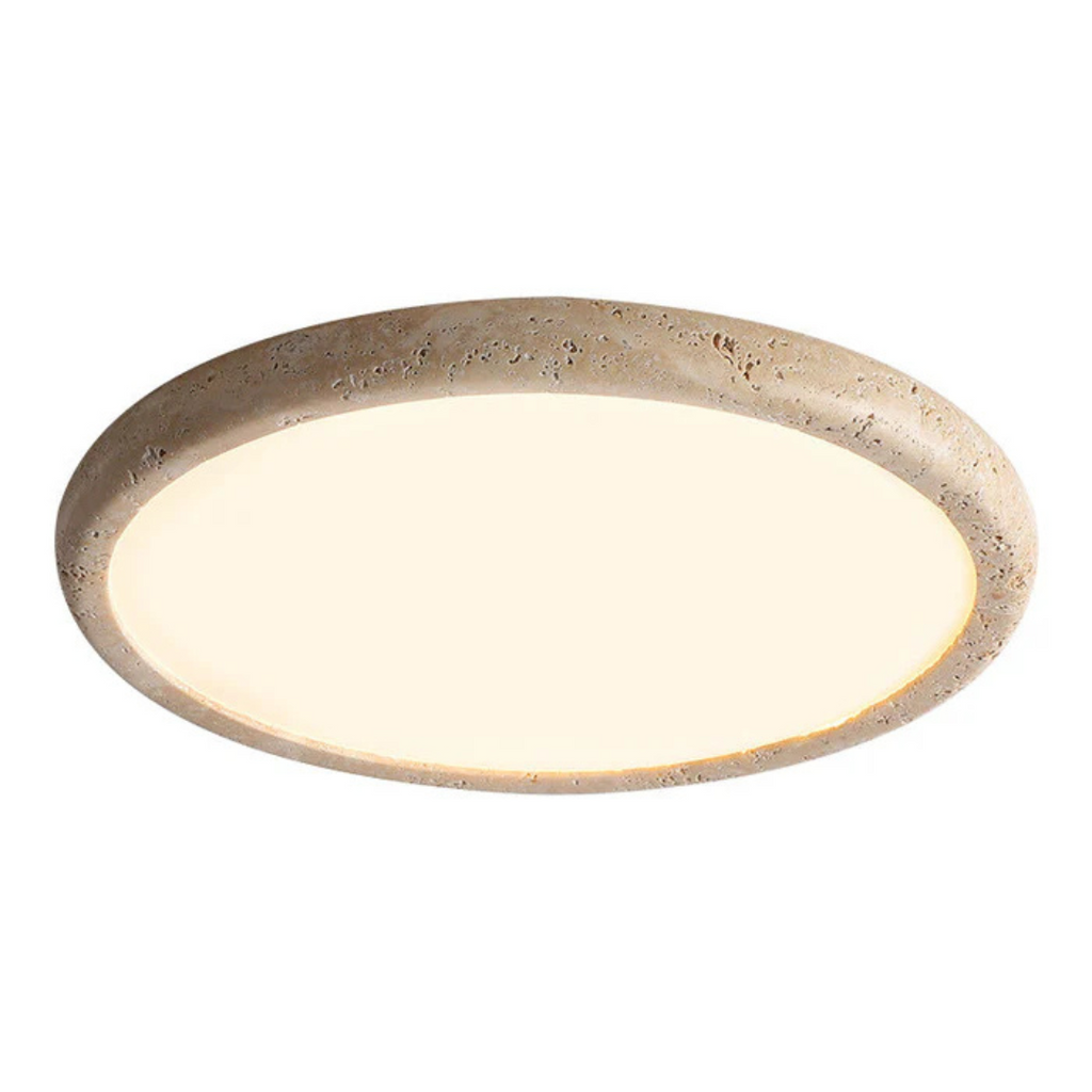 TerraStone Natural Stone LED Ceiling Light for Living Room