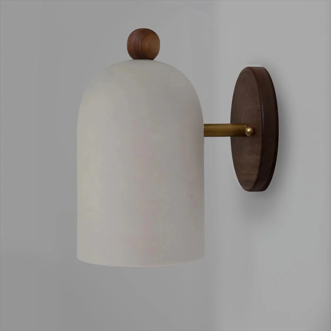 Lorentis Vintage Wall Lamp in Iron and Solid Wood for Bedroom and Living Room