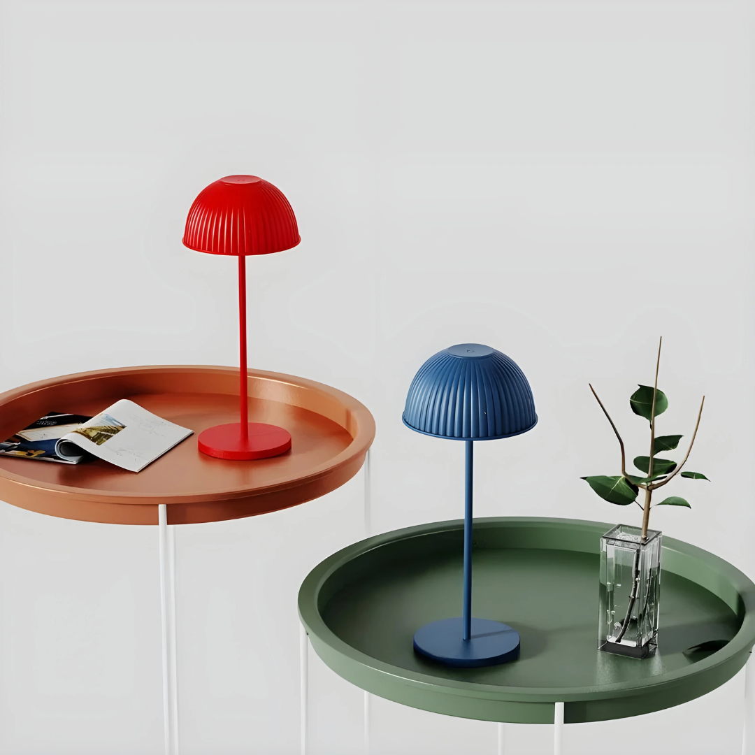 Nytera Mushroom LED Table Lamp With Warm Ambient Glow