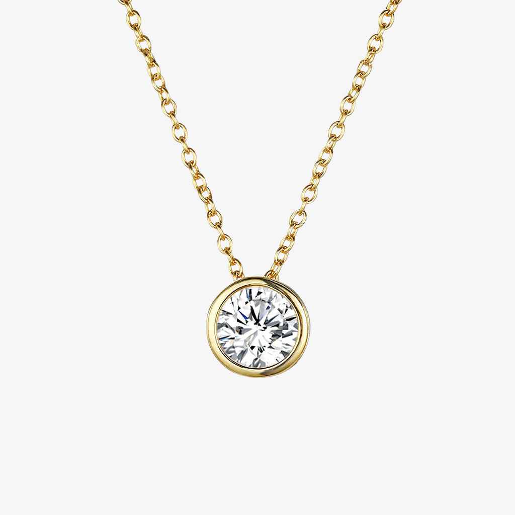 Collana Luna con Pietra di Nascita