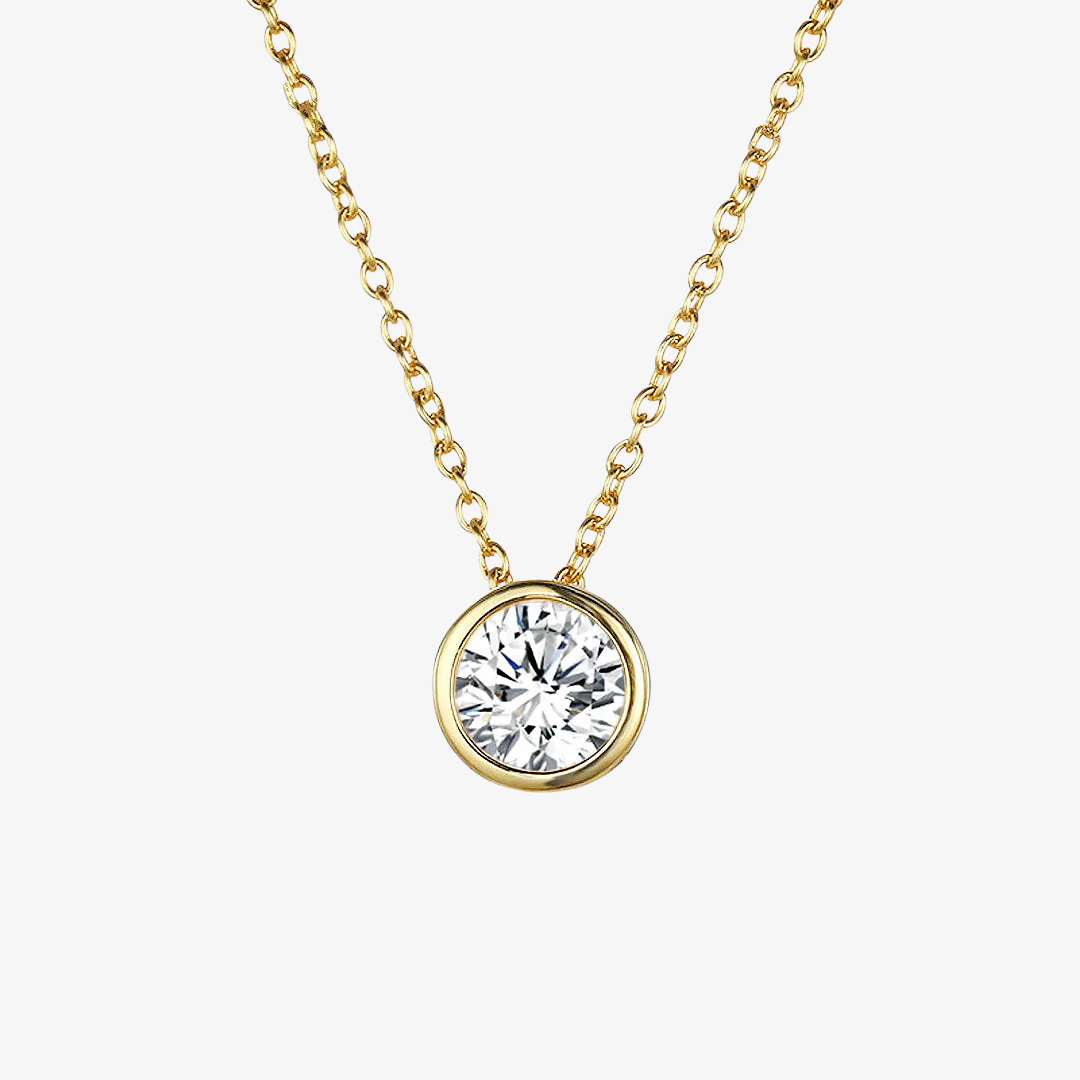 Collana Luna con Pietra di Nascita