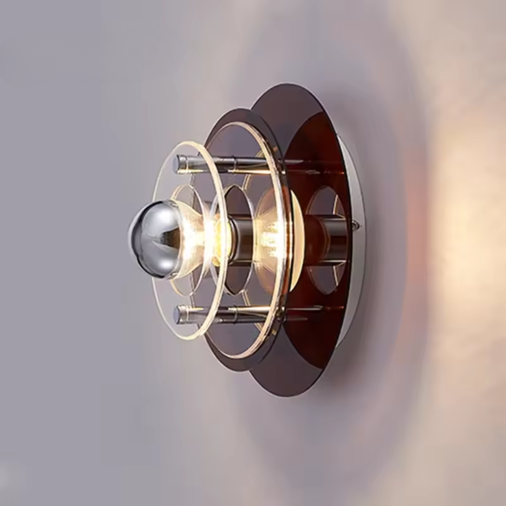 Asterra Vintage Bauhaus LED nástěnná lampa vícebarevná