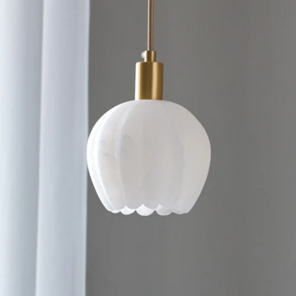 Calara Alabaster Pendant Light For Dining and Living Rooms