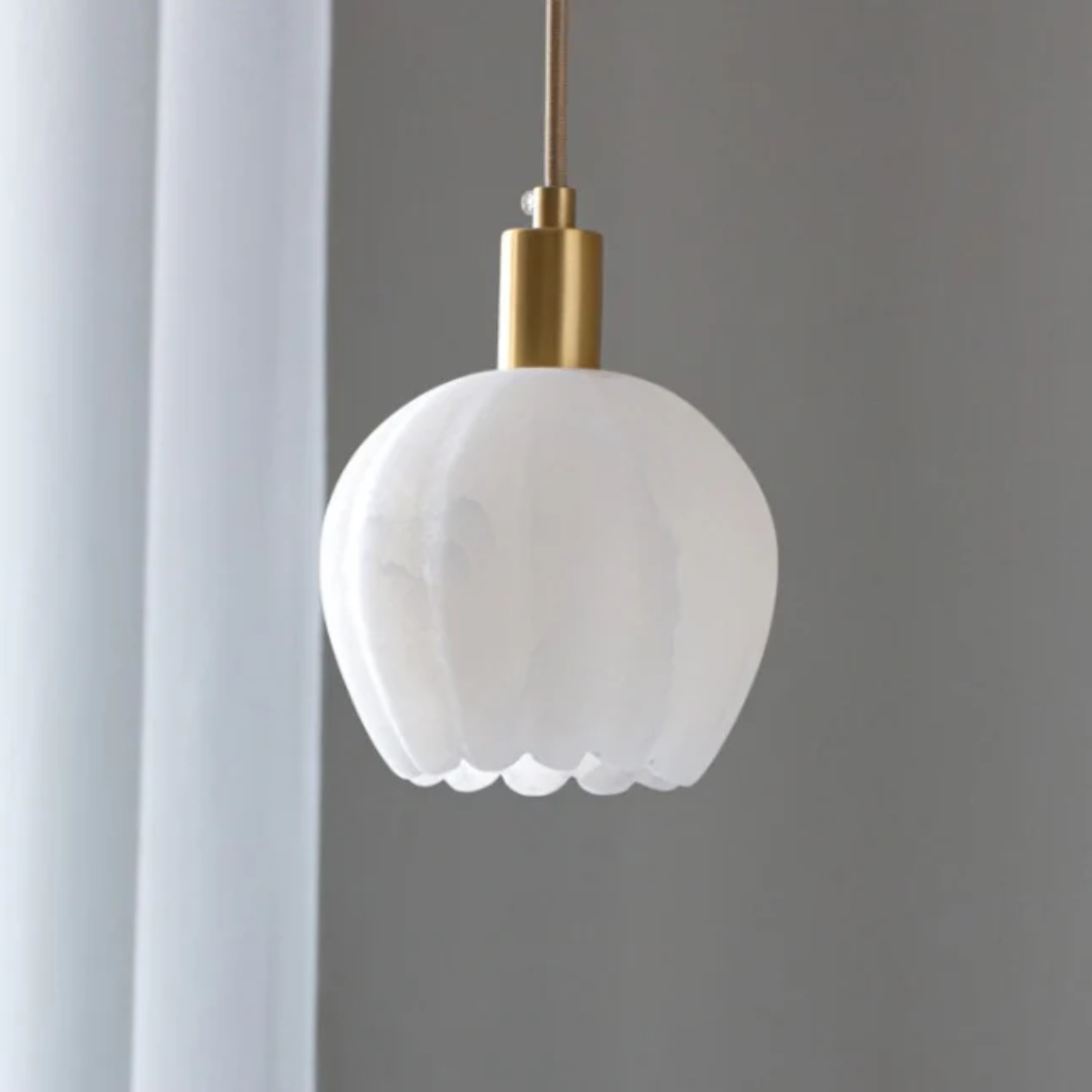 Calara Alabaster Pendant Light For Dining and Living Rooms