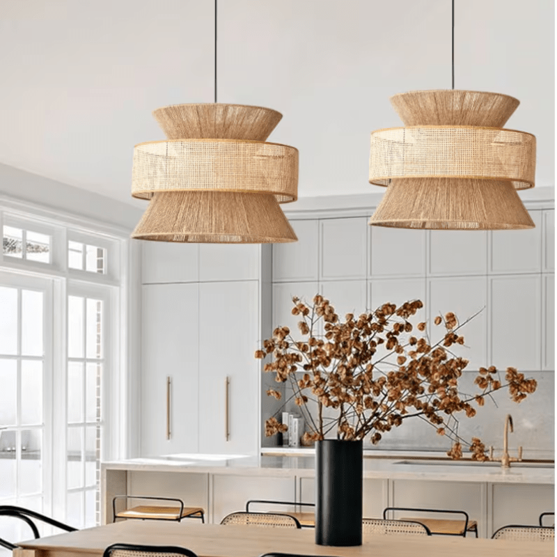 Kiri Handmade Hemp Rope Chandelier With Japanese Serenity