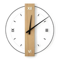 Averin Large Silent Wooden Wall Clock for Living Room