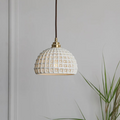 Asterra Minimal Ceramic Pendant Light For Dining And Living Areas