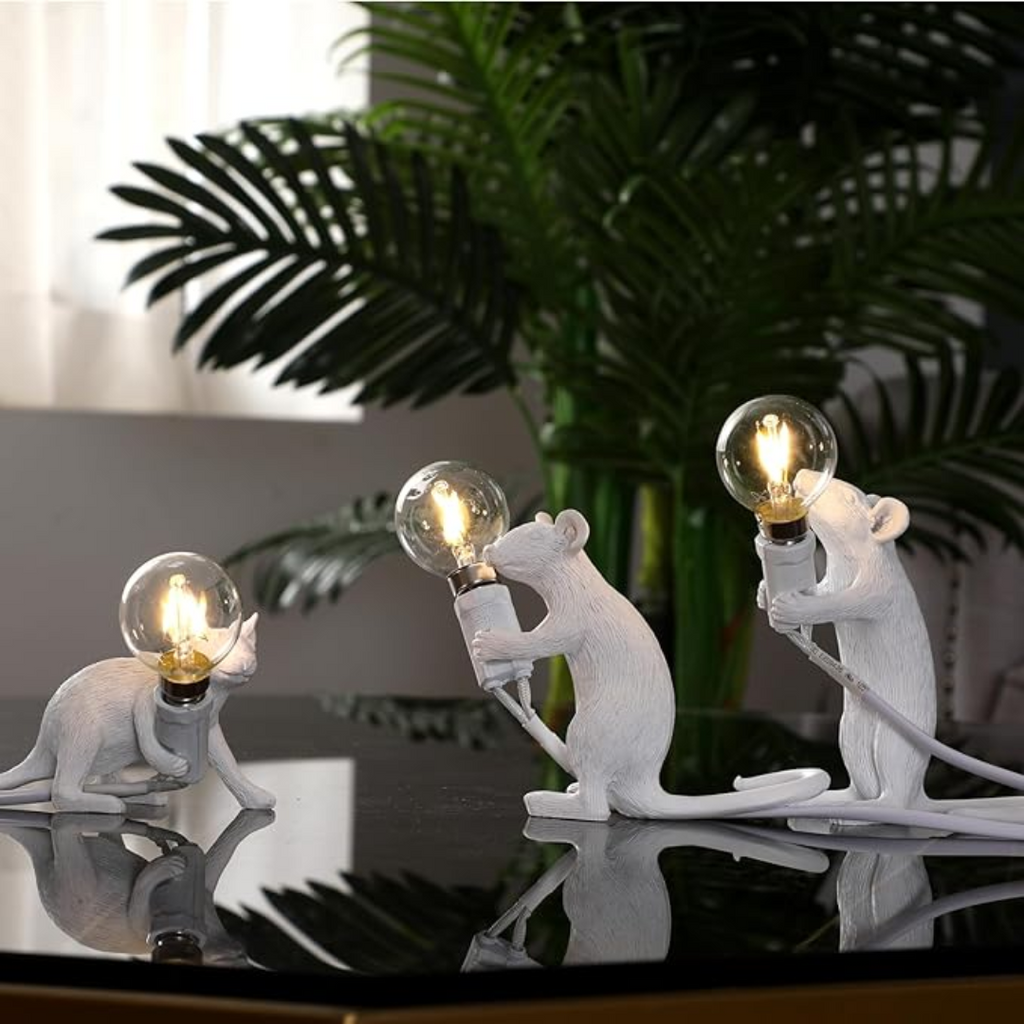MiraMouse Resin LED Desk Lamp and Night Light