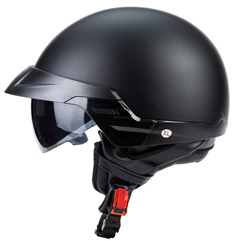 Casco Aperto AstraRidge Cruiser in Stile Harley Omologato DOT