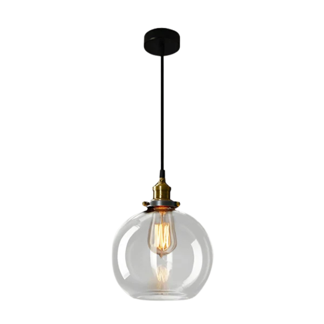 Vellora Vintage Glass Pendant Light for Dining Rooms and Living Spaces