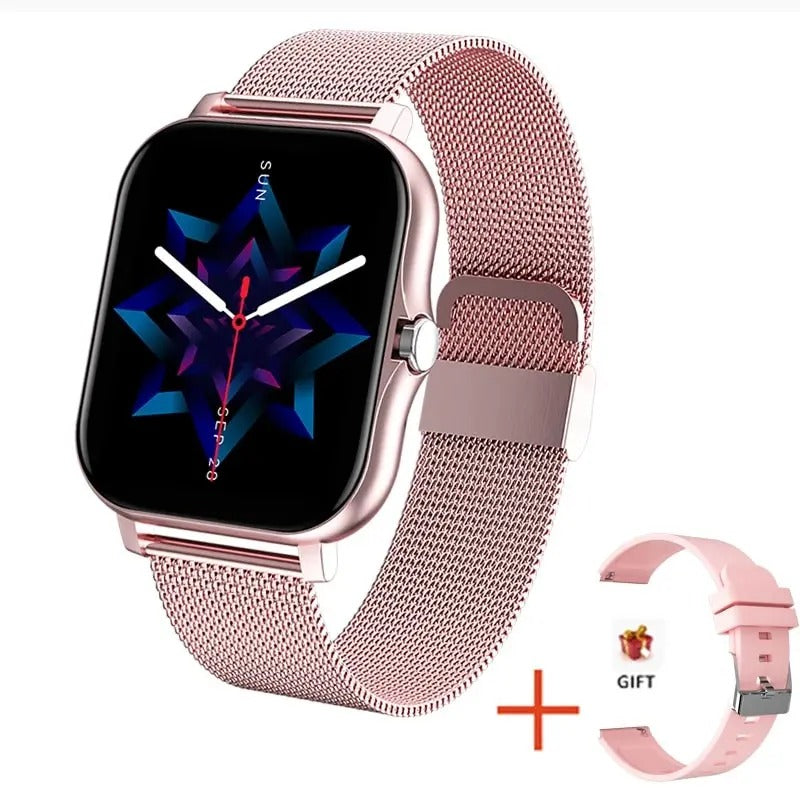Smartwatch z funkcją rozmów Bluetooth i monitorem aktywności dla mężczyzn i kobiet