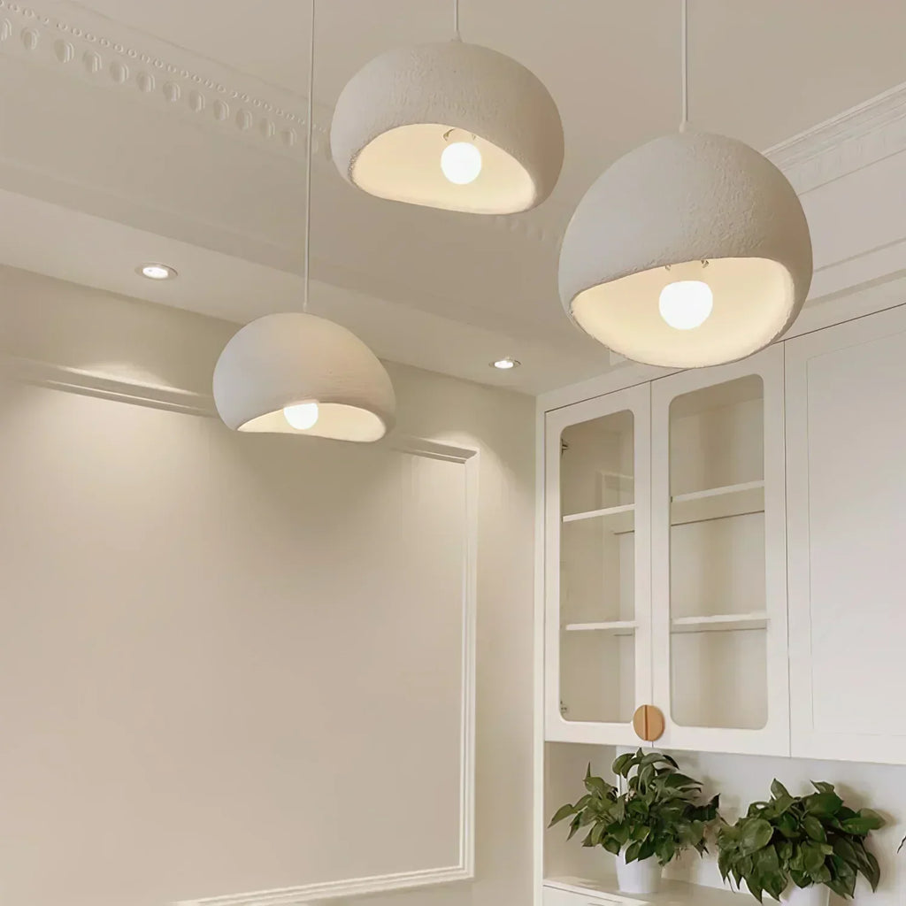 LumaJade Trio Hanging Light Sky Inspired Pendant Set