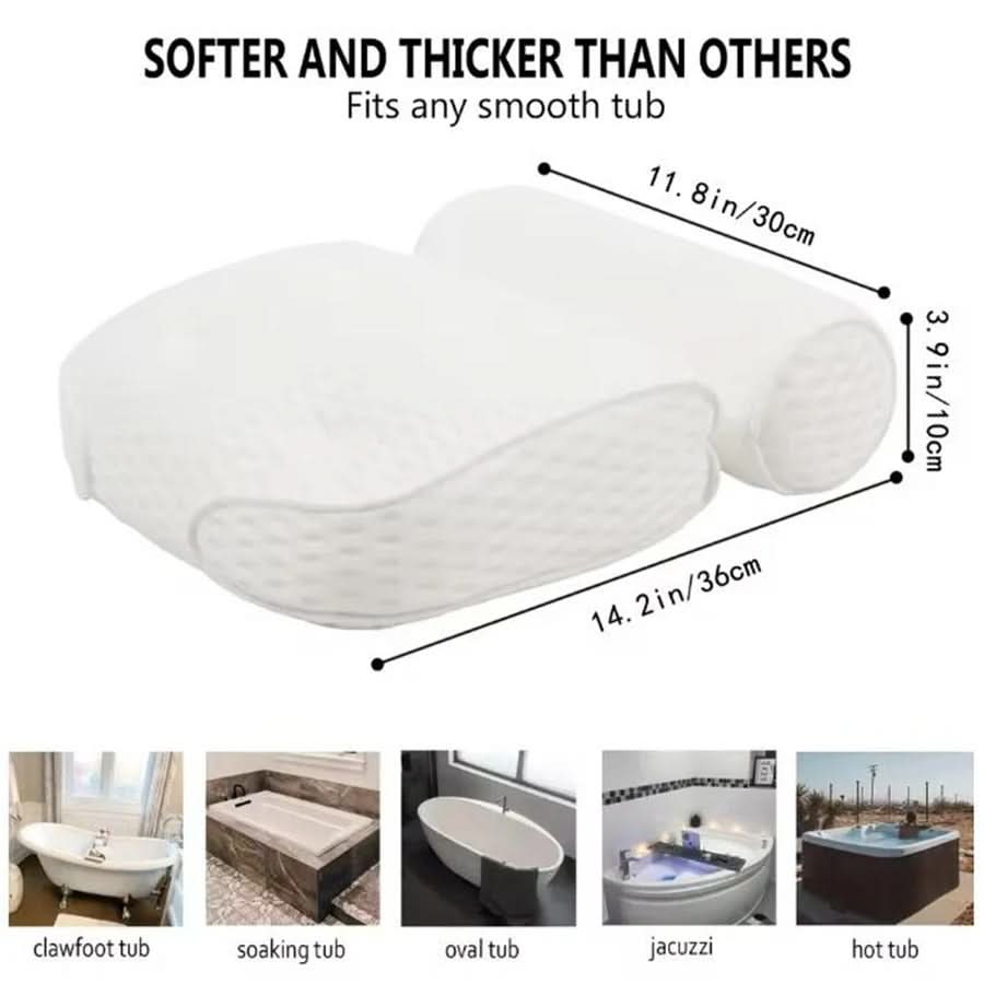 ZenNest koupelnový polštář - ergonomické pohodlí pro luxusní koupel