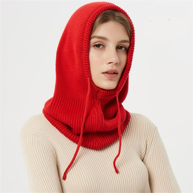 کلاه بافتنی زمستانی با عایق پشمی تقویت‌شده و سبک بالاکلاوای کلاه‌دار