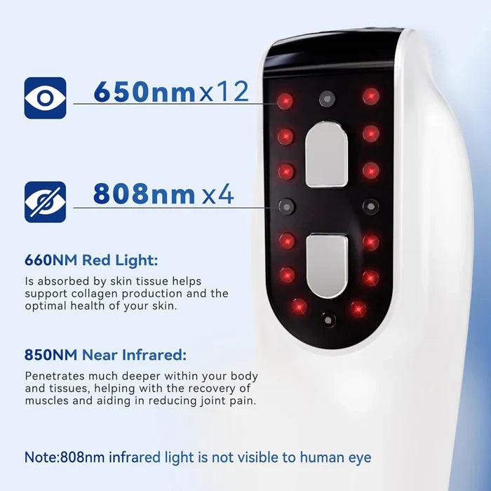 Dual-Wavelength Infrared Light Therapy Device for Pain Relief