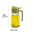 2-In-1 Glass Oil Sprayer And Dispenser For Kitchen Use
