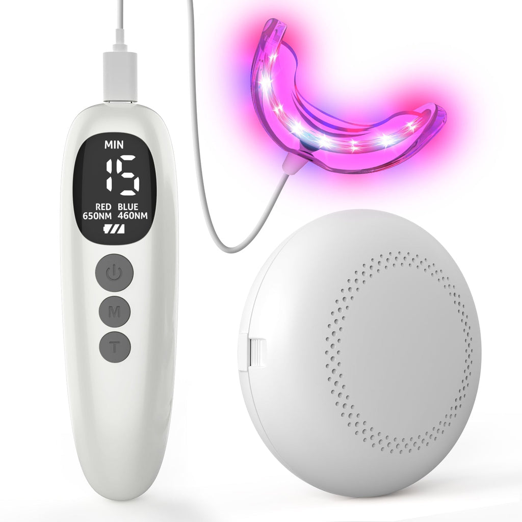 Red and Blue Light Therapy for Gums Gentle Gum Care Device