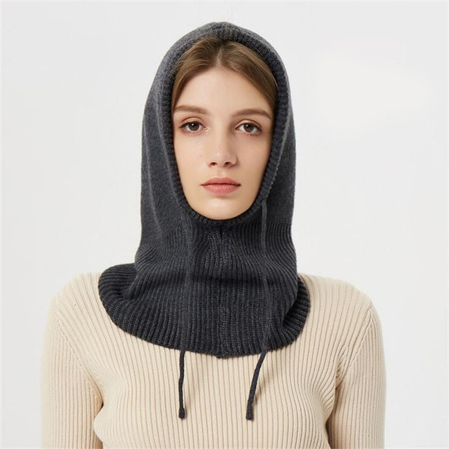 کلاه بافتنی زمستانی با عایق پشمی تقویت‌شده و سبک بالاکلاوای کلاه‌دار