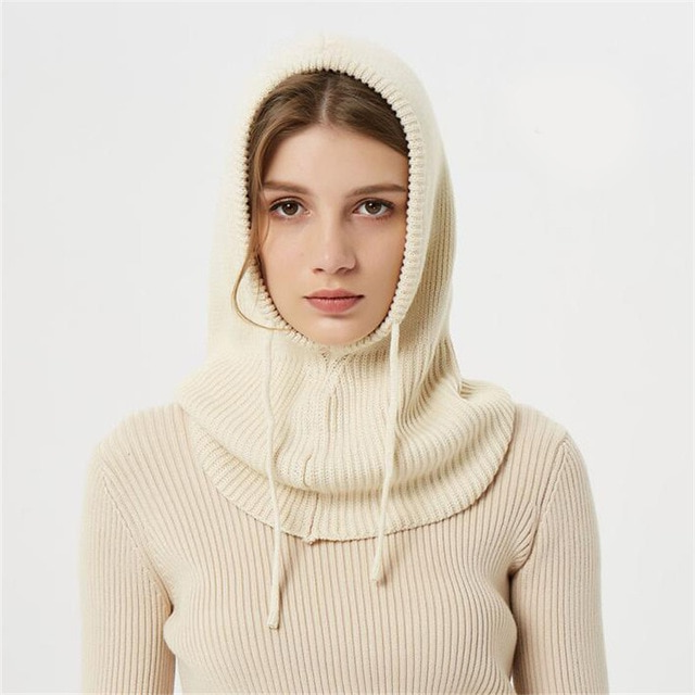 کلاه بافتنی زمستانی با عایق پشمی تقویت‌شده و سبک بالاکلاوای کلاه‌دار