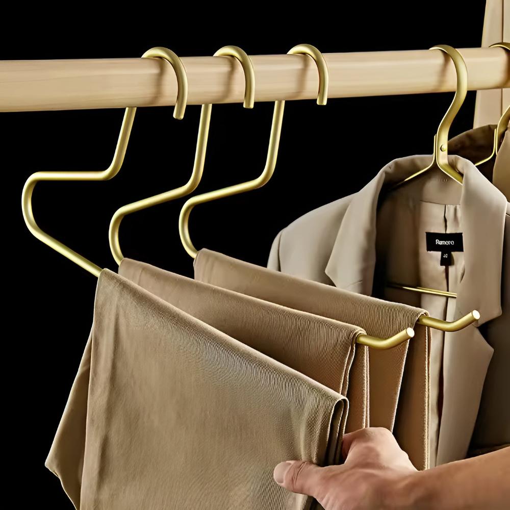 Astra Minimalist Metal Wardrobe Hangers Set 5 Pieces