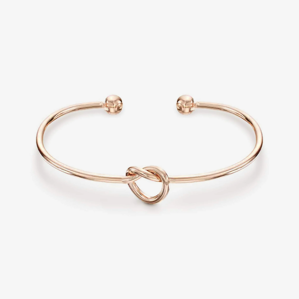 Love Knot Adjustable Bangle Bracelet