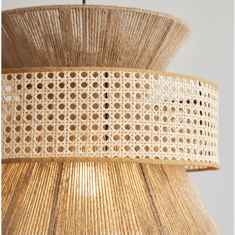 Kiri Handmade Hemp Rope Chandelier With Japanese Serenity
