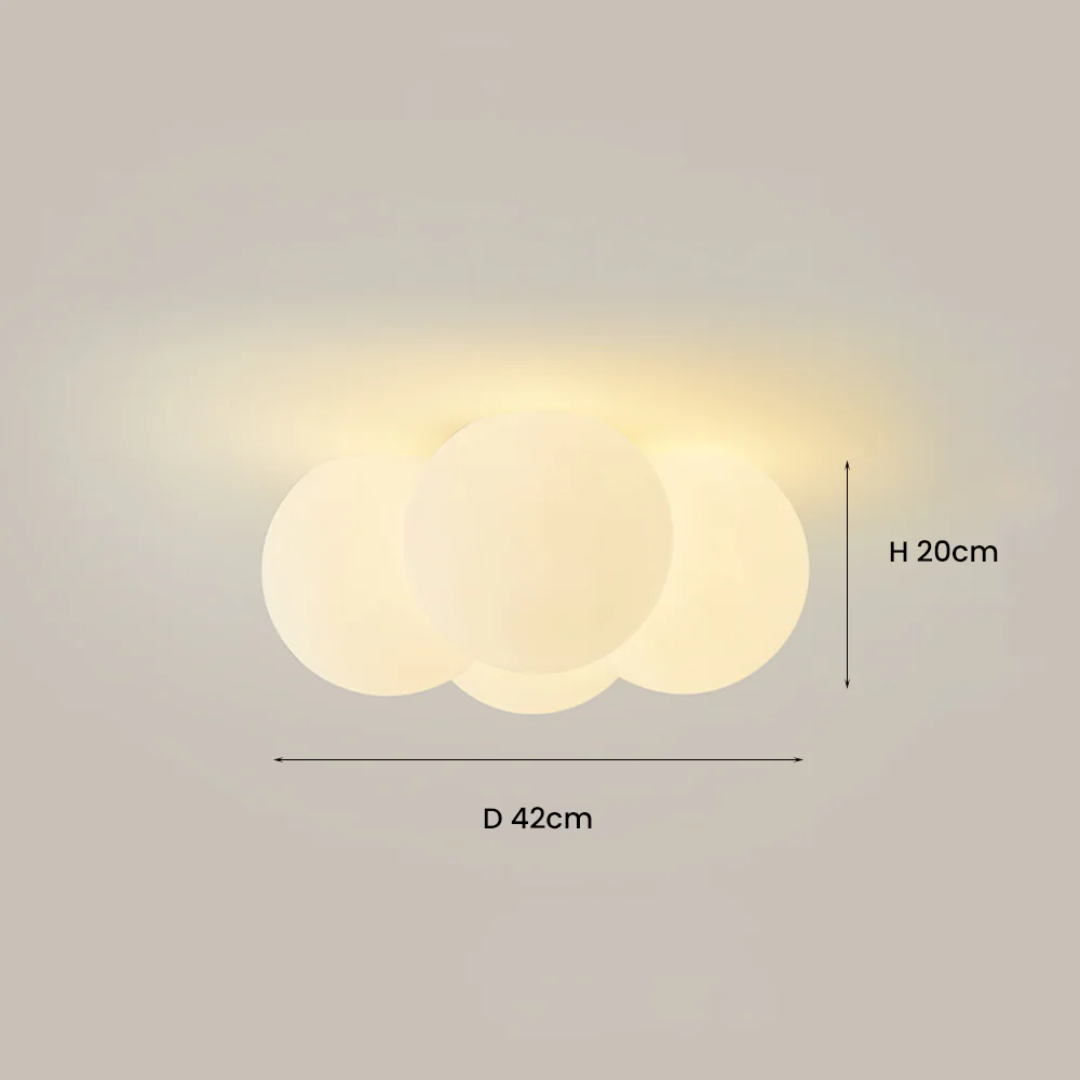 CirrusCloud LED Ceiling Light for Nordic Interiors