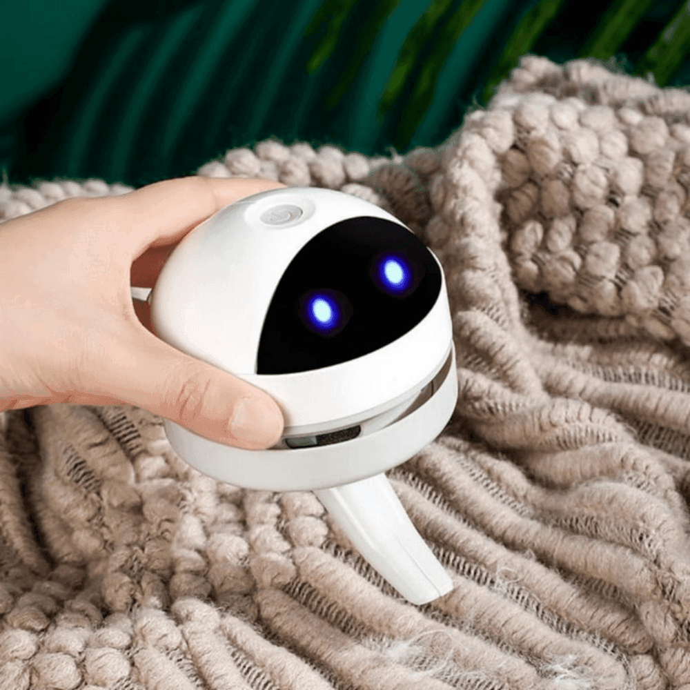 Desk Vacuum Robot USB Rechargeable for Easy Dust Cleanup