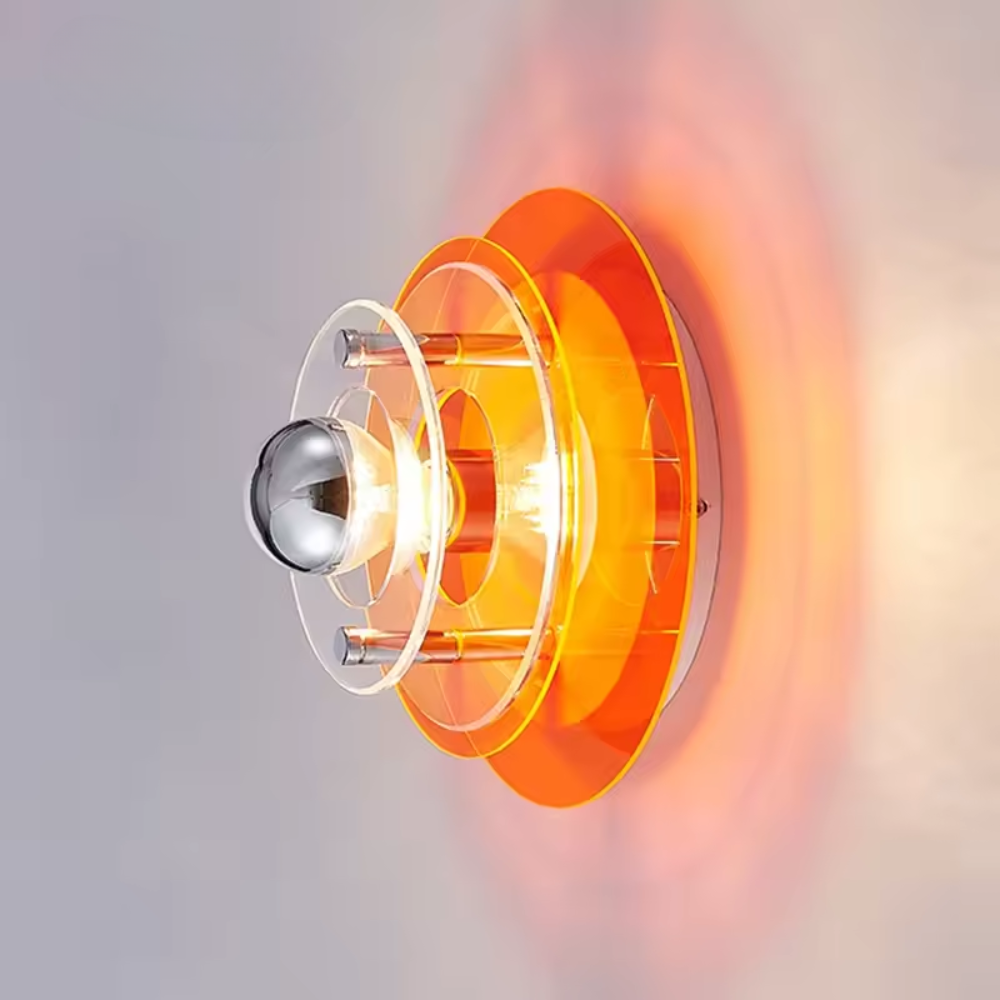 Asterra Vintage Bauhaus LED nástěnná lampa vícebarevná