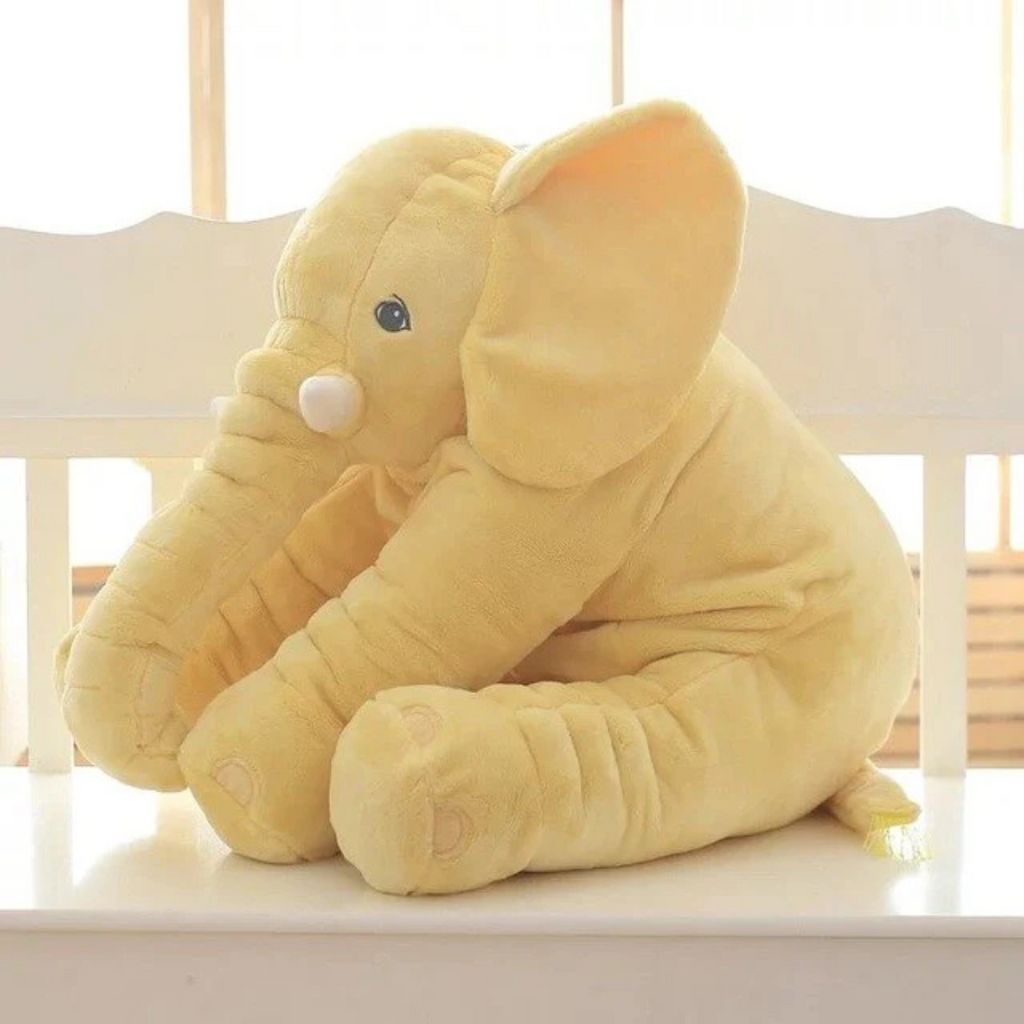 Cuscino Morbido a Forma di Elefante LumaPaws per Coccole dei Neonati