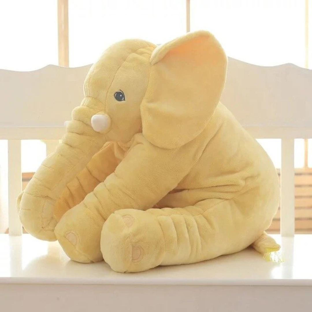 Cuscino Morbido a Forma di Elefante LumaPaws per Coccole dei Neonati