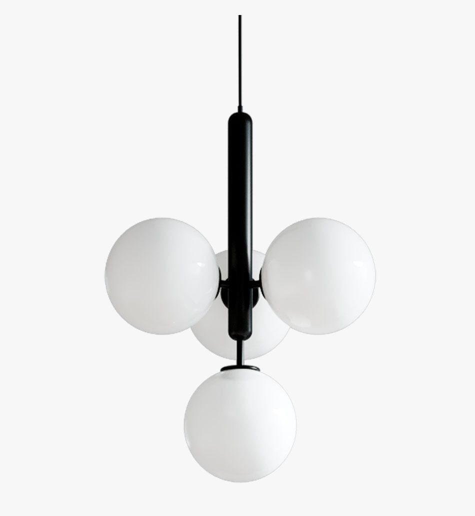 Minimalistyczna lampa wisząca Arcora Clear Glass do stołów jadalnych