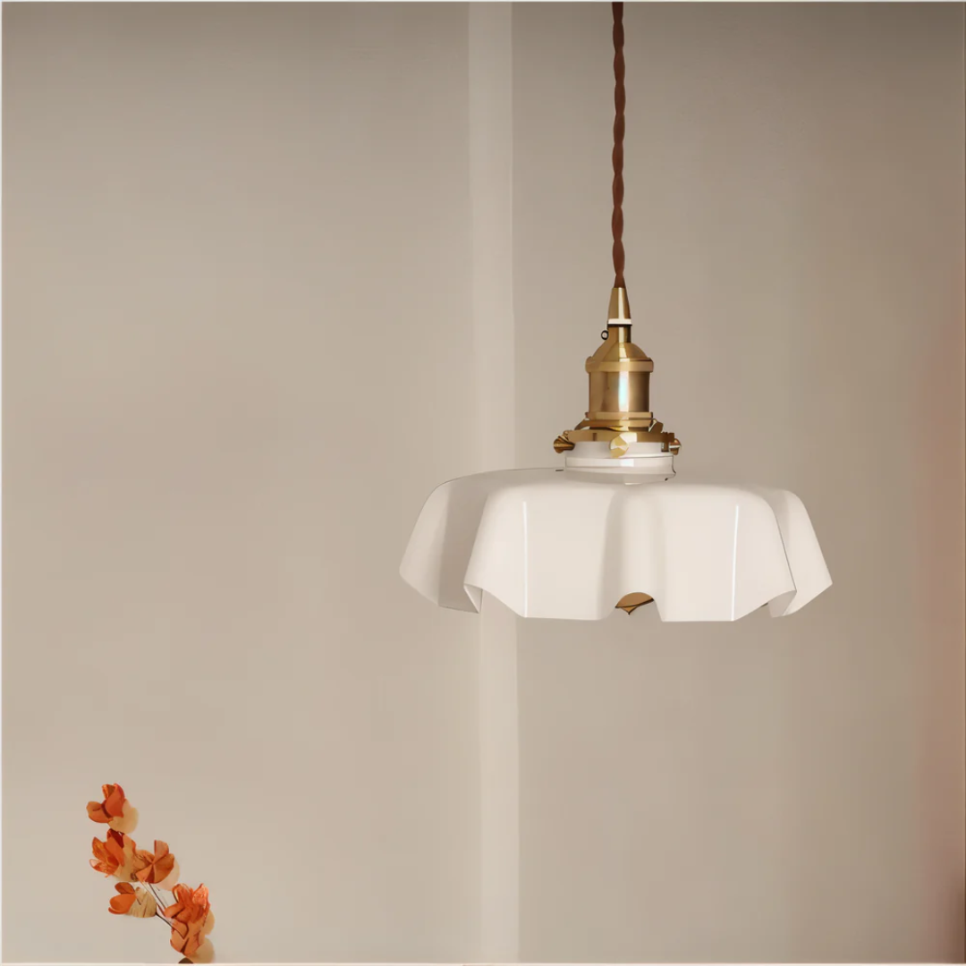 Lampada a sospensione Rosette Bloom per sala da pranzo vintage e spazi living