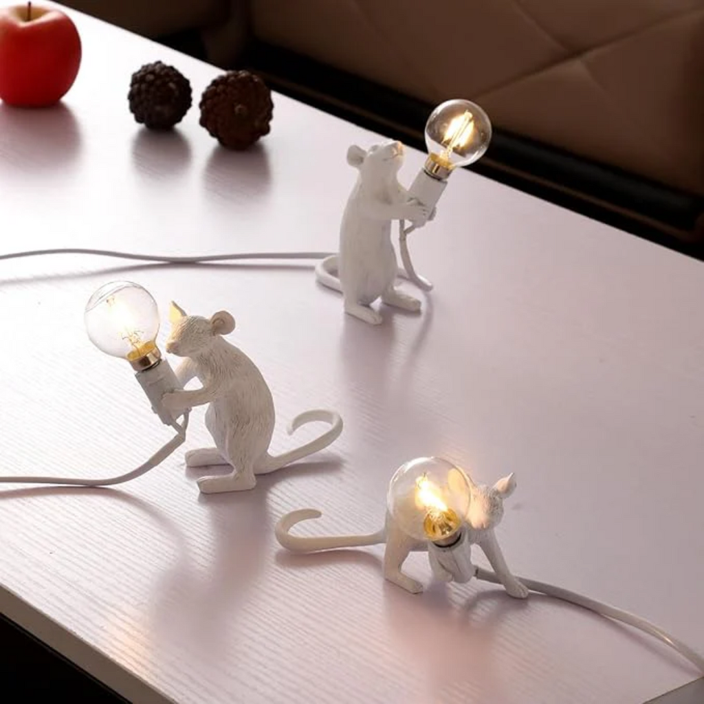 MiraMouse Resin LED Desk Lamp and Night Light