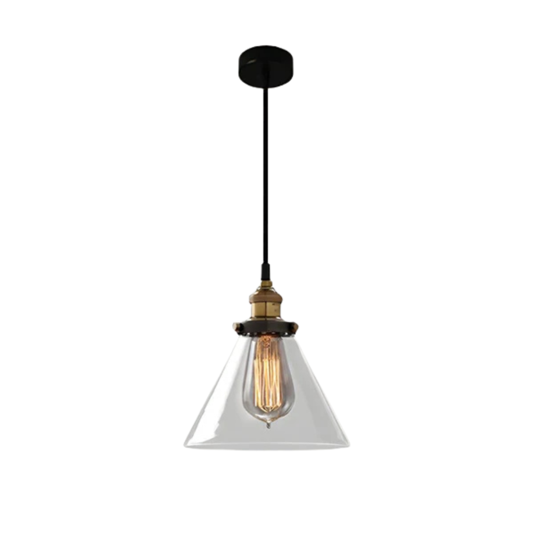 Vellora Vintage Glass Pendant Light for Dining Rooms and Living Spaces