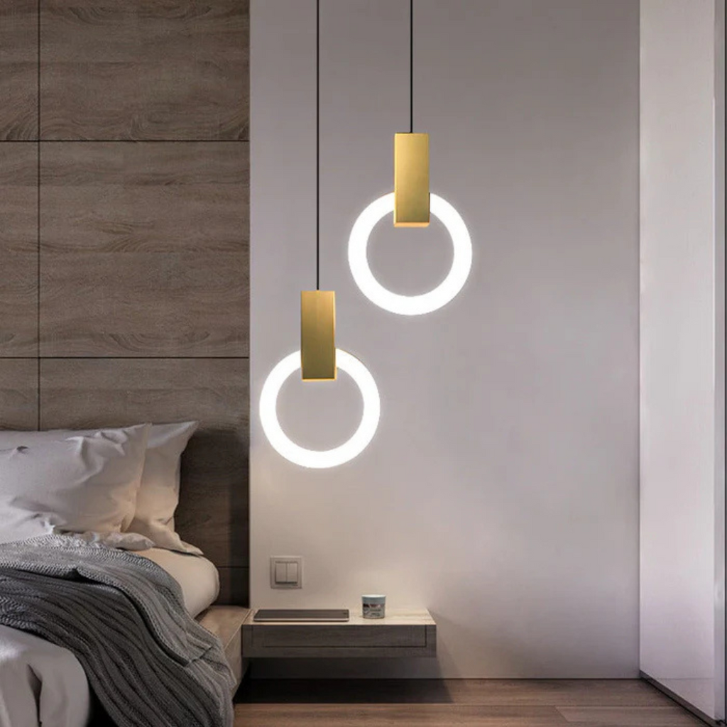 چراغ آویز LED نوردیک FjordLume برای اتاق خواب و ناهارخوری