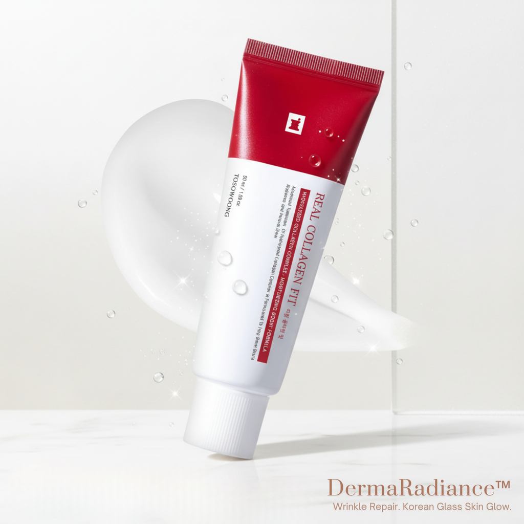 LuminaGlow Collagen Wrinkle Repair Glass Skin Mask