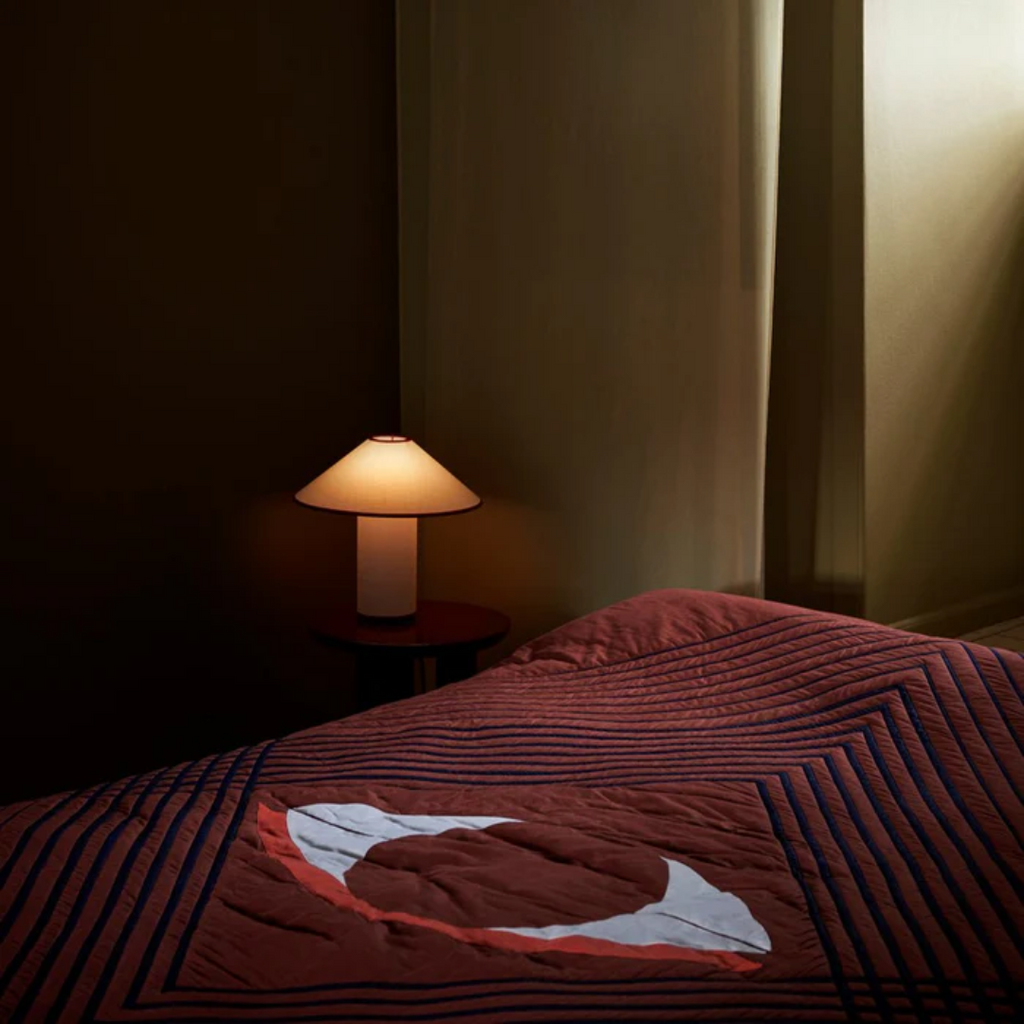 Lampada da Tavolo AuroraLume con Luce Ambientale Calda per Soggiorni e Camere da Letto