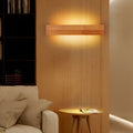 Lumină de perete dreptunghiulară LED impermeabilă Aurelo Wood